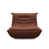 Simili cuir brun foncé est en rupture de stock