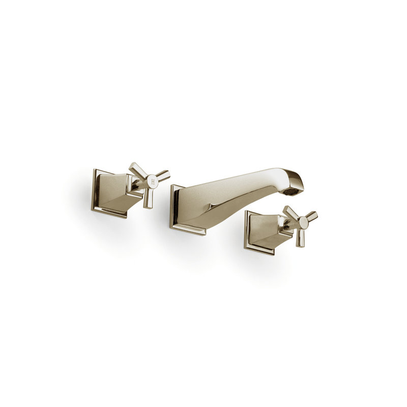 Time Mixer Wall Mounted Bathroom Faucet, Polished Nickel