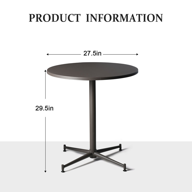 Ensemble bistro extérieur L 27,5 po Denes