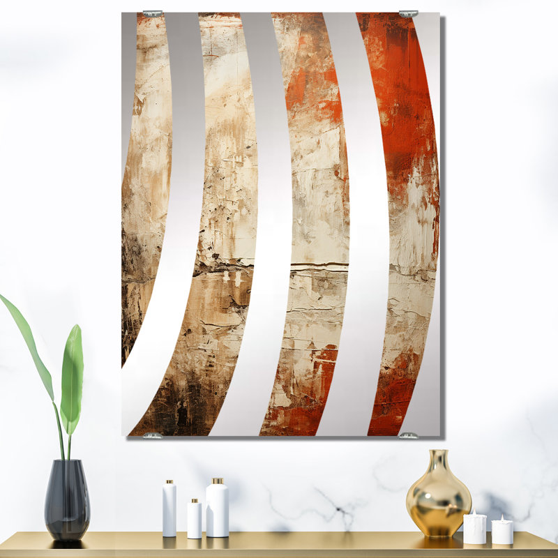 Miroir mural Chaos Collage I - Abstract Collages MIR131635, 40 po x 30 po