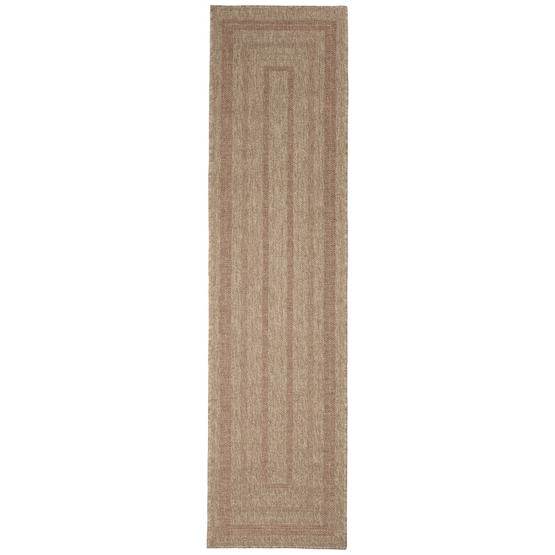 Geometric Indoor / Outdoor Rug, Runner 1'11" x 7'6"