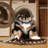 Washable Keeshond Dogs Area Rug-548040472