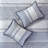 7 Piece Jacquard Comforter Set Navy