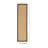 Nannette Handmade Medium Beige Berber with Brown Cotton Border Made in the USA Area Rug-1775543439