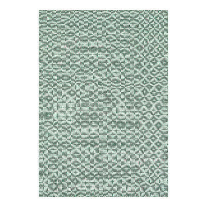 Traetyn Flatweave Wool Geometric Indoor Rug, Rectangle 6'1" x 9'