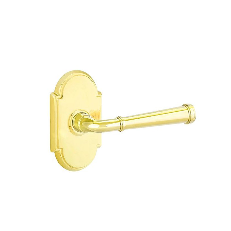 Privacy Door Lever, Polished Nickel, Left