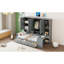 Lit de jour en bois avec trois tiroirs, armoire tout-en-un, bureau et tablettes-2041338191-2041338184