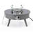Kliyah Round Propane Smokeless Fire Pit Table-1650666134
