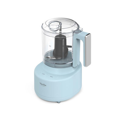 Martha Stewart 3 Cup Food Chopper, Sky