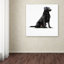 «Black Lab» par The Macneil Studio - reproduction sur toile-21938018