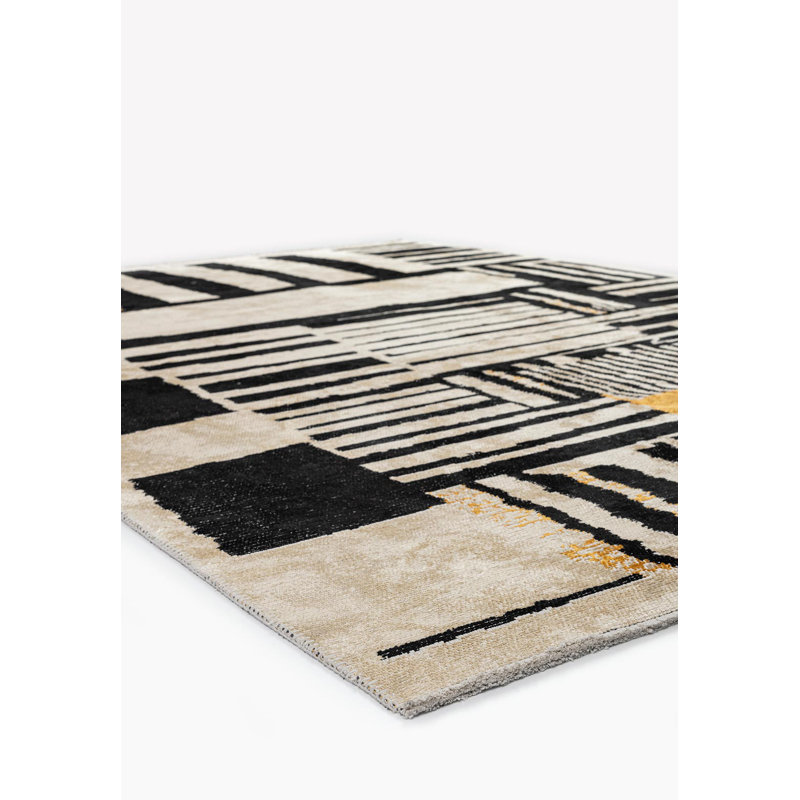 Rapture Abstract Area Rug, Rectangle 6'7" x 8'3"