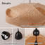 Luminaires suspendus lustre en bambou Kandace Farmhouse