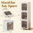 Foldable Vertical Plastic Bathroom Storage Cabinet With Wheels Freestanding Slim Organizer Bins For Small Bathrooms, Laundry, Dorms, And Apartments