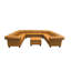 Canapé modulaire en cuir Chesterfield-130464119