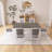 7-Piece Extendable Dining Table Set-1909330753