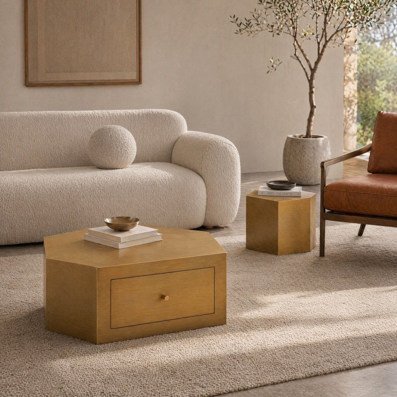 Ensemble de 2 tables gigognes Modern Modern
