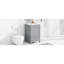 Meuble-lavabo de 20 po avec lavabo, armoire de salle de bain avec porte à fermeture douce, support de rangement et tiroir