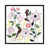 Toile avec cadre flottant noir