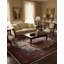 Tapis oriental floral noué à la main 10 x 13 po