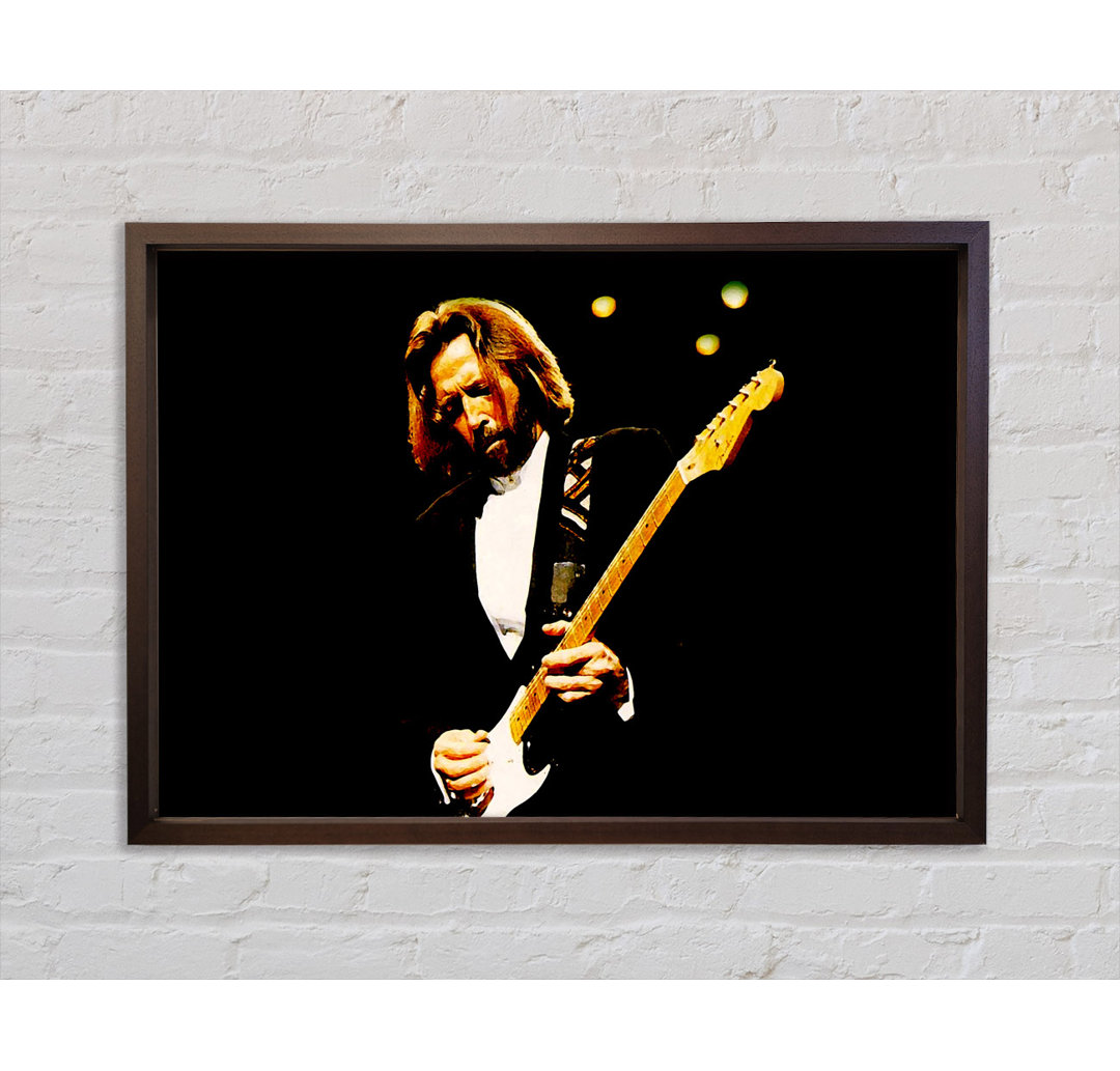 Eric Clapton Gitarre - Einzelner Bilderrahmen Kunstdrucke auf Leinwand