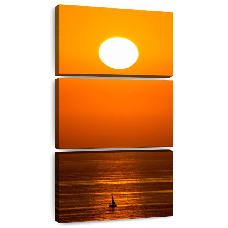 Sunrise voilier, H 27 po x l 12 po