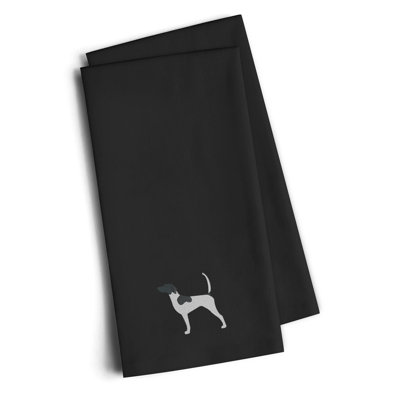 Serviette de cuisine à serviettes brodée english