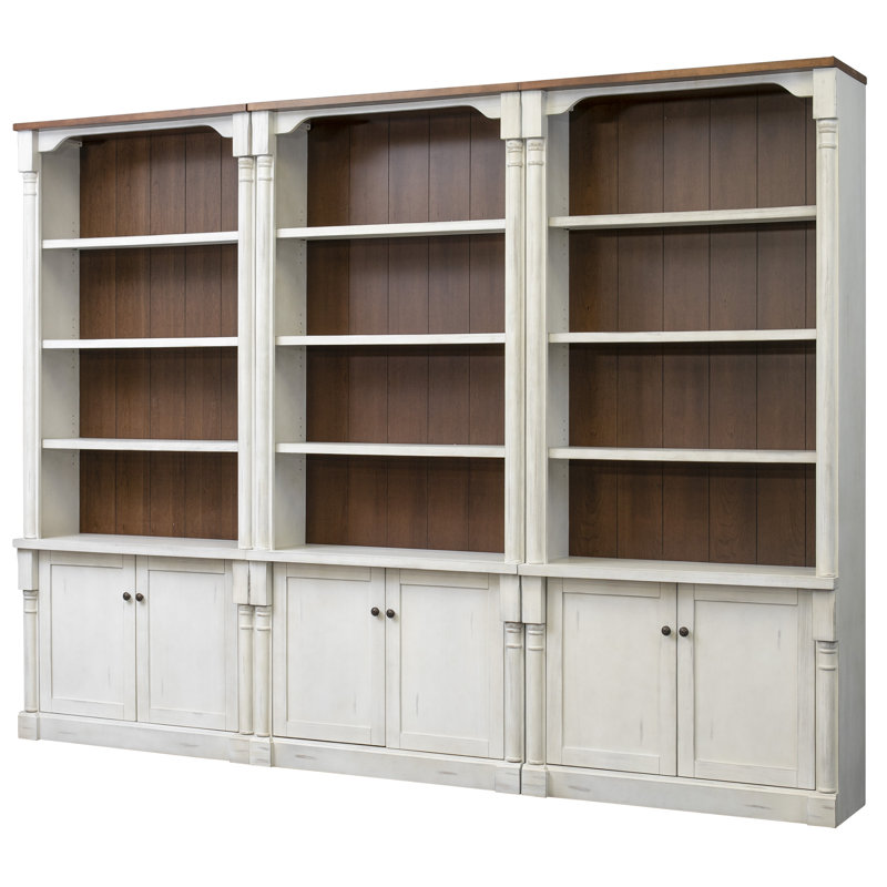 Cassondra Storage Bookcase, 94cm. H x 126cm. W x 16cm. D