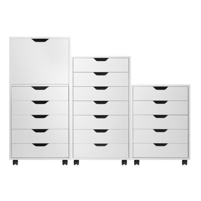 Halifax 3-pc Multi-drawer Storage Cabinet Set