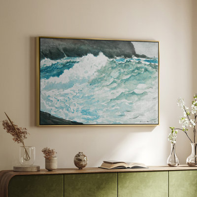 Vintage Landscape -CXXXV Framed Gallery Wrapped Canvas