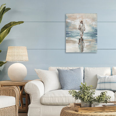 Jésus sur toile, conception par Elizabeth Medley
