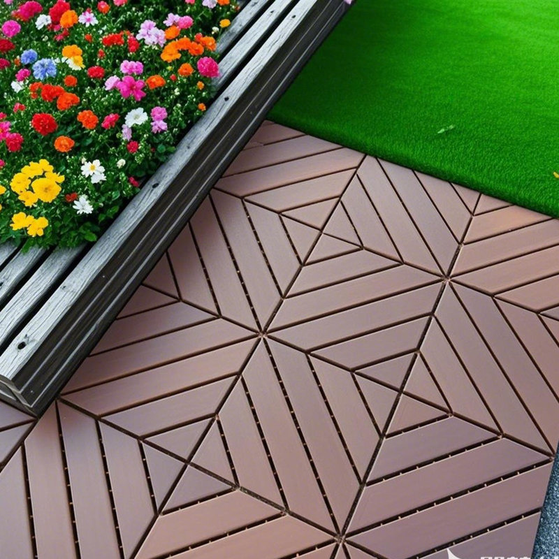 Carreaux de terrasse en plastique emboîtables
