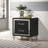Malcolm Black 2-drawer Nightstand Bedside Table