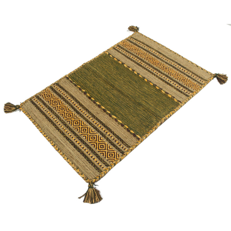 Zachery Flatweave Area Rug, Rectangle 60 x 90cm