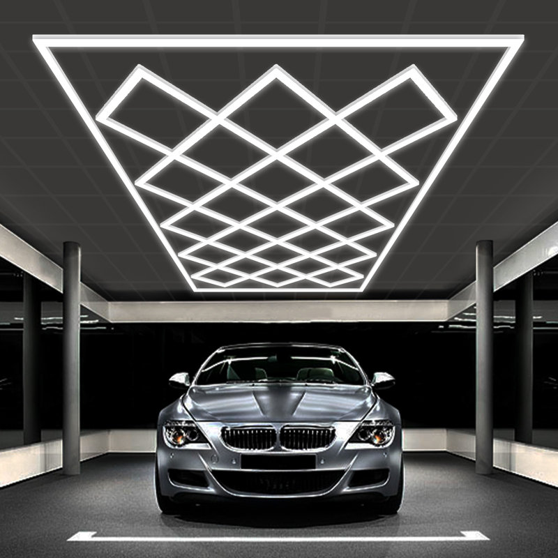23 lumières de garage hexagonales