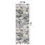 Tapis floral intérieur / extérieur gris-110742409