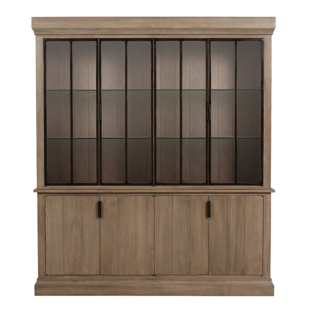 Highboard Desroches aus Massivholz 190 cm