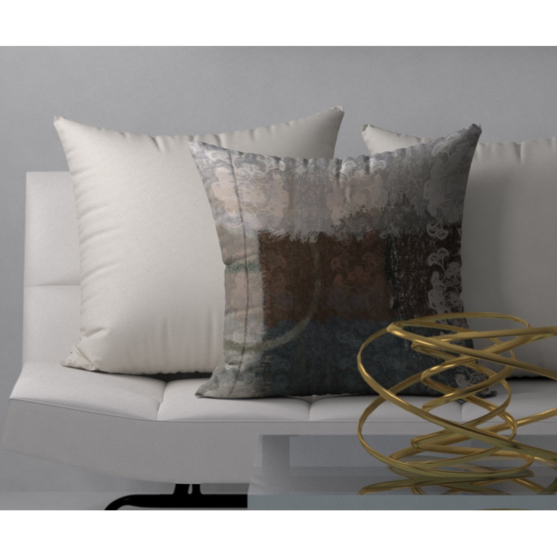 Floral Reversible Throw Pillow, 20" x 20"