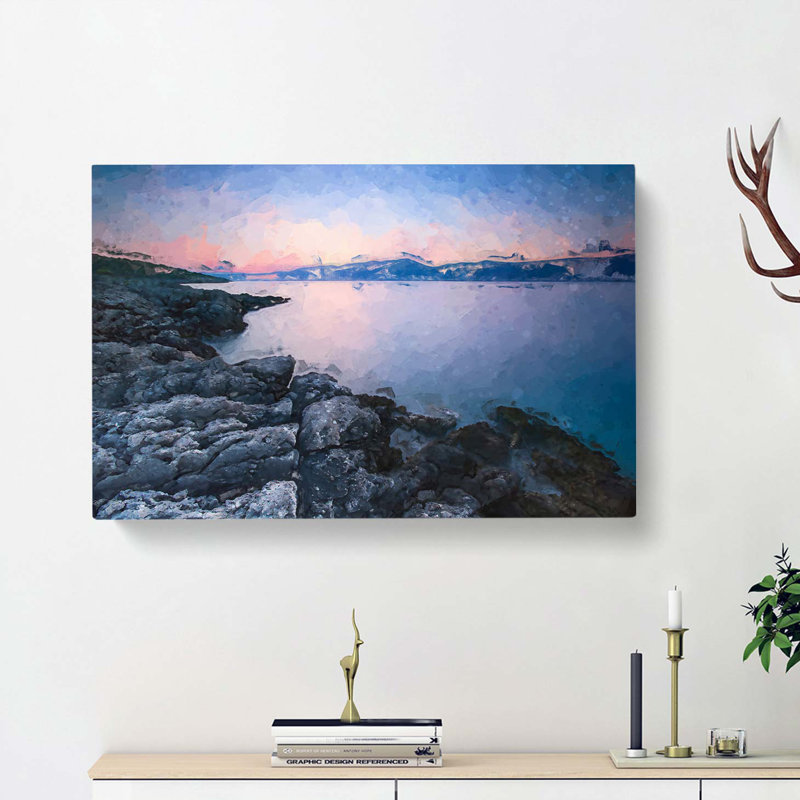 Premantura In Istria Croatia In Abstract - Wrapped Canvas, 40cm H x 60cm W x 3cm D