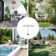 Jacobo 156'' x 78''Rectangular Lighted Market Umbrella with  16 Color Changing Light