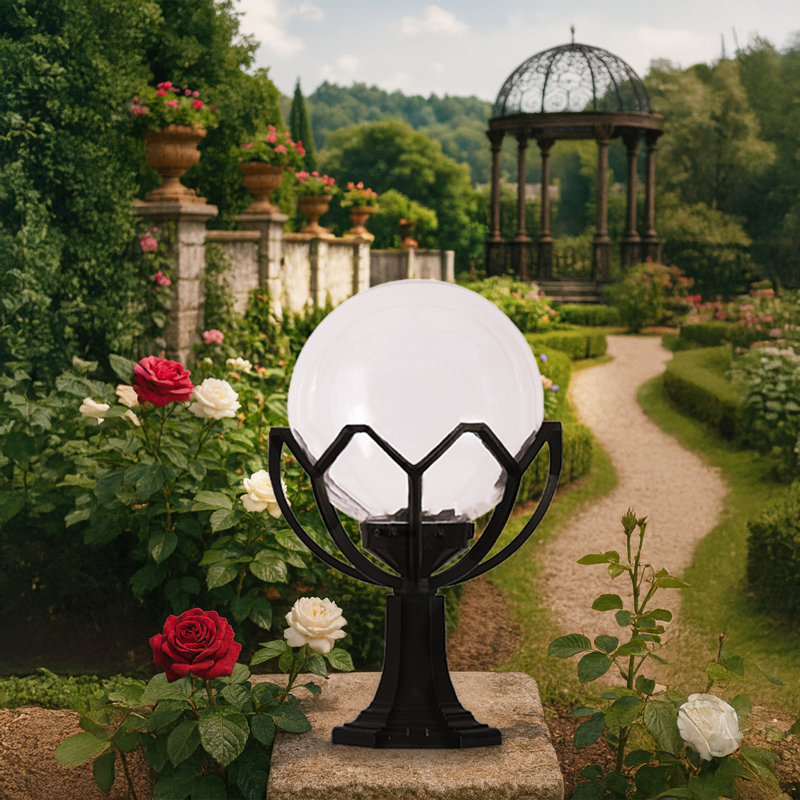 Globe Outdoor Floor Lamp Post Light