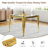 4 - Person Square Glass Top Dining Set-2068561075-2068561078-2068561081