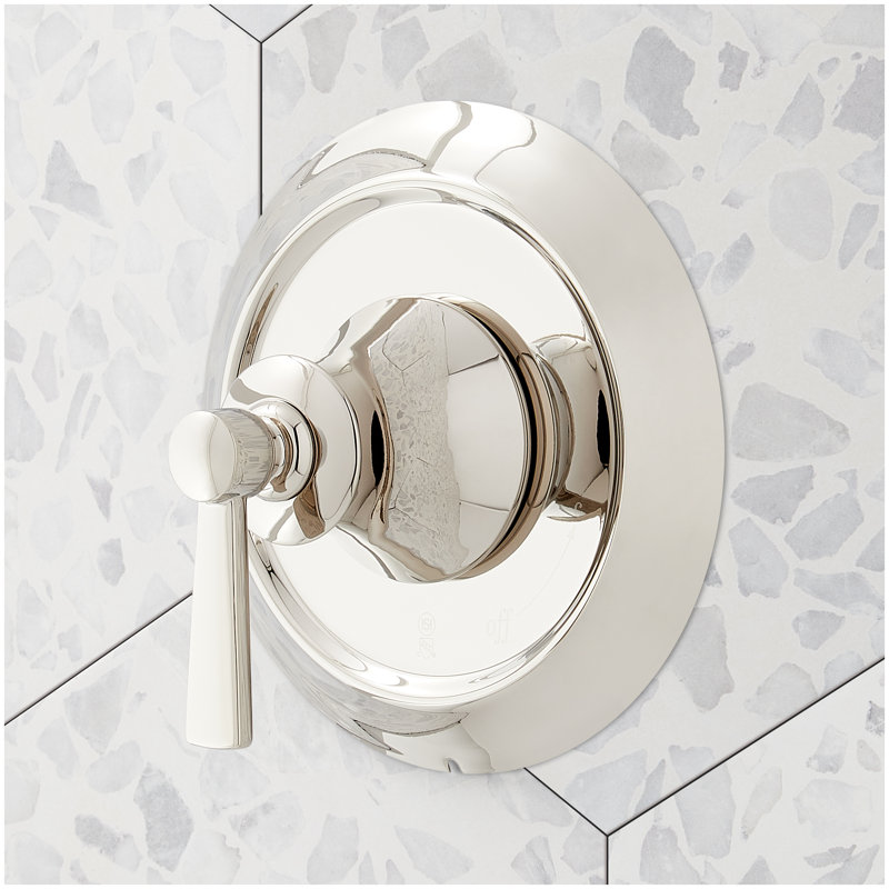 Pendleton Pressure Balance Shower System with Slide Bar and Hand Shower - Chrome, Polished Nickel
