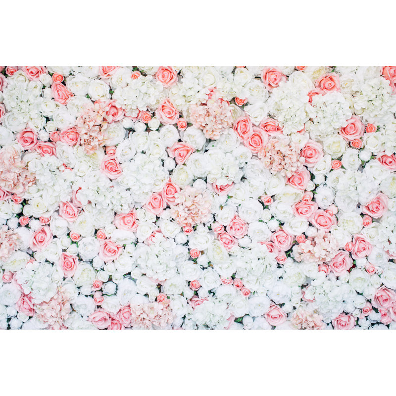 Photo of floral wall, 30cm H x 46cm W