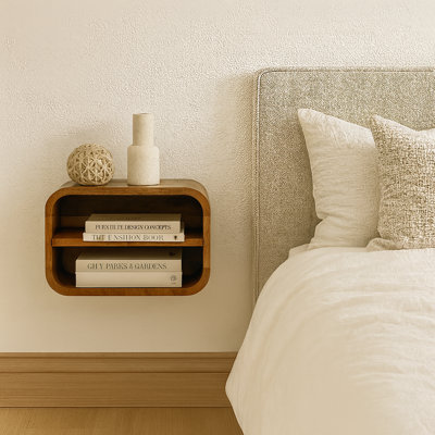 Deshler 35cm W Solid Wood Bedside Table