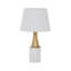 Lampe de table blanche 21 po