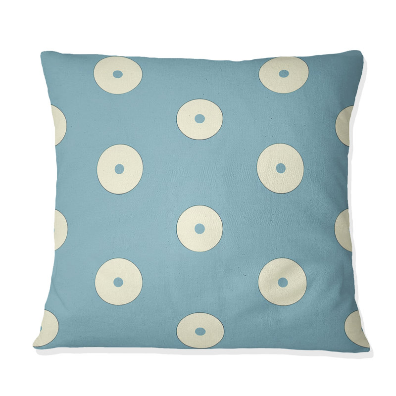 Poka Dot Delight - Glam Throw Pillow