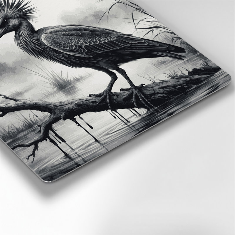 Art mural gris sur toile faune, H 32 po x l 32 po