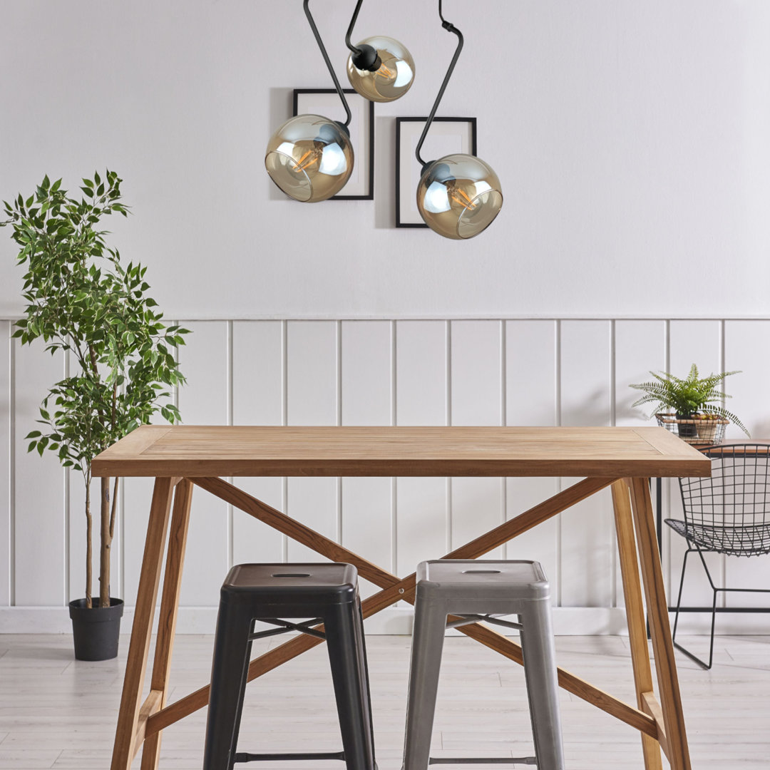Blerton - Light Matte Black Unique/Statement Pendant
