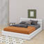 Grand lit plateforme tapissier-731930301