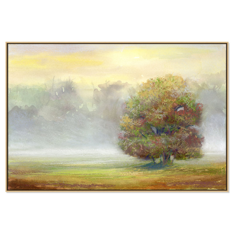 «Rayssa Brush Print» par Dena Ann Adams, Naturel, H 41,5 po x l 61,5 po